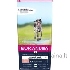 EUKANUBA Grain Free Senior large/giant breed, Ocean fish - sausas maistas šunims - 12 kg