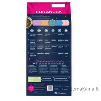 Eukanuba Small & Medium Lamb Rice 12 kg 3