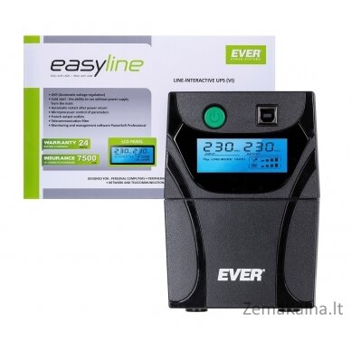 Ever EASYLINE 650 AVR USB „Line-Interactive“ 0,65 kVA 360 W