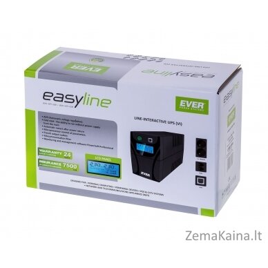 Ever EASYLINE 650 AVR USB „Line-Interactive“ 0,65 kVA 360 W 2