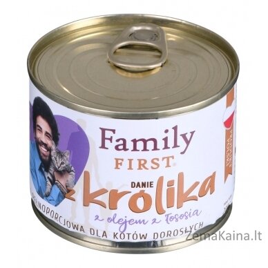 FamilyFirst Danie z królikiem adult 200g