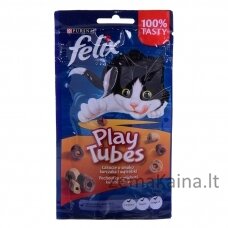 FELIX Play Tubes Chicken, Liver  - sausas kačių ėdalas - 50 g