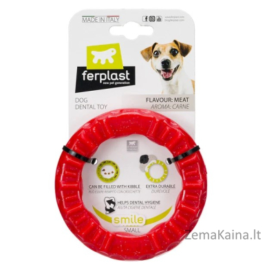 FERPLAST Smile ring S red - Dog toy 2