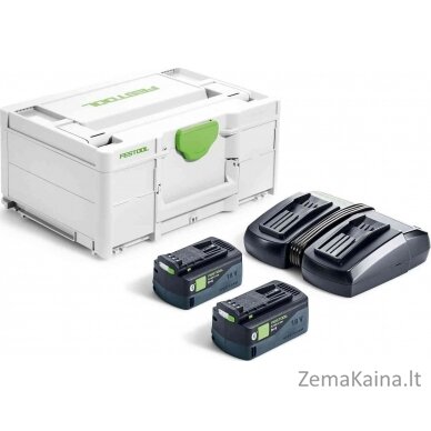 Festool SYS energijos rinkinys 18V 2x5.0 / TCL6DUO (577707)