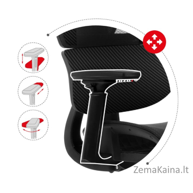 Fotel gamingowy Huzaro Combat 8.0 Carbon 9