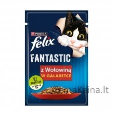 Friskies jautienos želė - drėgnas kačių maistas - 100 g