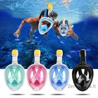 Free Breath Snorkeling Mask M2068G S/M black 4