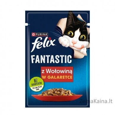 Friskies jautienos želė - drėgnas kačių maistas - 100 g