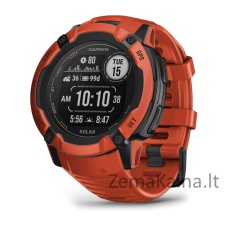 Garmin Instinct 2X Solar 2,79 cm (1.1") MIP 50 mm Skaitmeninis 176 x 176 pikseliai Lietimui jautrus ekranas Raudona GPS (palydovinis)