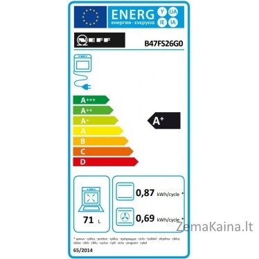 Garinė orkaitė Neff B47FS26G0 1