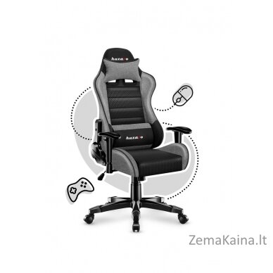 Gaming chair for children Huzaro HZ-Ranger 6.0 Gray Mesh, gray and black 11