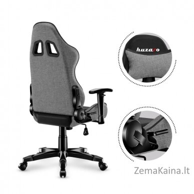 Gaming chair for children Huzaro HZ-Ranger 6.0 Gray Mesh, gray and black 8