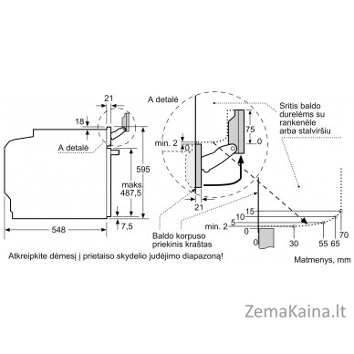 Garinė orkaitė Neff B47FS26G0 7