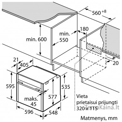 Garinė orkaitė Neff B47FS26G0 9