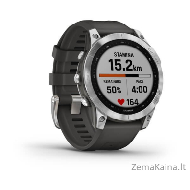 Garmin fenix 7 3,3 cm (1.3") MIP 47 mm Skaitmeninis 260 x 260 pikseliai Lietimui jautrus ekranas Sidabras „Wi-Fi“ GPS (palydovinis) 3