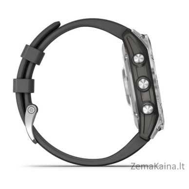 Garmin fenix 7 3,3 cm (1.3") MIP 47 mm Skaitmeninis 260 x 260 pikseliai Lietimui jautrus ekranas Sidabras „Wi-Fi“ GPS (palydovinis) 5