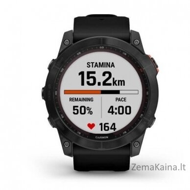 Garmin Fenix 7X Solar Black, Silicone, Wi-Fi, GPS išmanusis laikrodis 010-02541-01 3