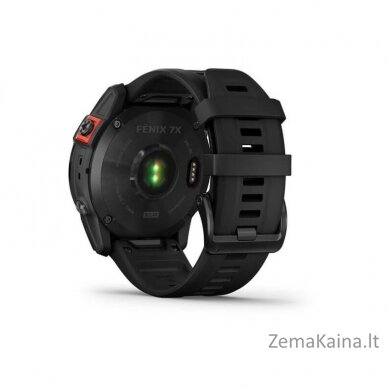 Garmin Fenix 7X Solar Black, Silicone, Wi-Fi, GPS išmanusis laikrodis 010-02541-01 1