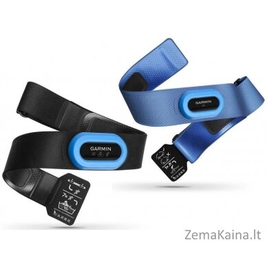 Garmin Forerunner 945 Blue/Gray with HRM-Tri and HRM-Swim straps 1