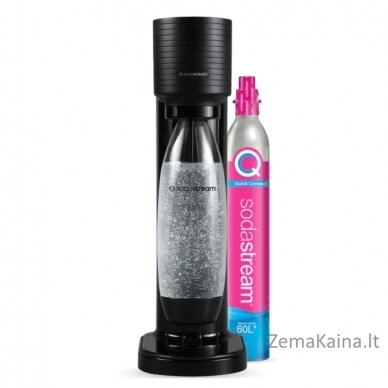 Gazuotų gėrimų gaminimo aparatas Sodastream Gaia black