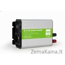 Gembird EG-PWC500-01 maitinimo adapteris / inverteris Automatinis 500 W Pilka