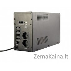 Gembird EG-UPS-035 nepertraukiamo maitinimo šaltinis UPS Line-interaktyvi technologija 2000VA 1200W 3x maitinimo lizdas + 2x Schuko