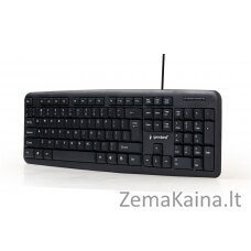 Gembird KB-U-103 klaviatūra USB Anglų (JAV) Juoda