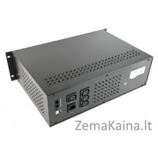 Gembird - Ups rack 19'' 3.4u 1500va, 4xiec 230v out, iec14 in,rj11, usb, lcd „Line-Interactive“ 1,5 kVA 900 W 4 AC išvestis(ys / čių)