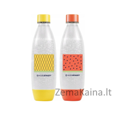 Gėrimų gazavimo aparato SodaStream vandens buteliai Fuse, 1l, 2 vnt, arbūzas/ananasas