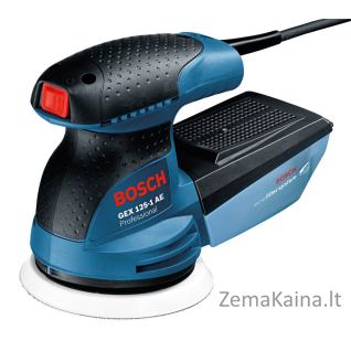 BOSCH EKCENTRINIS ŠLIUOTUVAS 250W 125mm GEX 125-1 AE