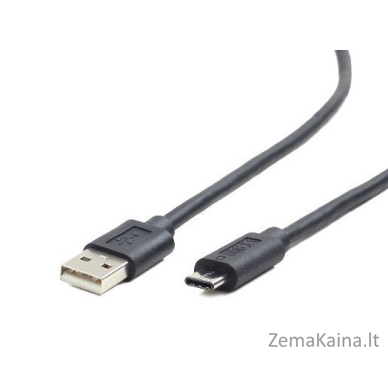 Gembird Kabel / Adapter USB kabelis 1,8 m USB 2.0 USB A USB C Juoda 1