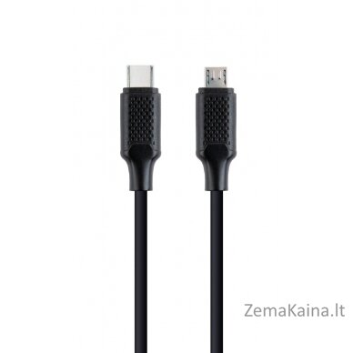 Gembird CC-USB2-CMMBM-1.5M USB kabelis 1,5 m USB 2.0 USB C Micro-USB B Juoda