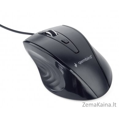 Gembird MUS-4B-02 kompiuterio pelė USB Optinis 1200 DPI Dešinės rankos