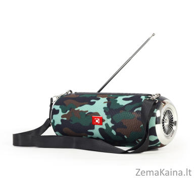 Gembird SPK-BT-17 nešiojamas Bluetooth garsiakalbis su FM radiju, camo 5