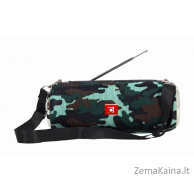 Gembird SPK-BT-17 nešiojamas Bluetooth garsiakalbis su FM radiju, camo