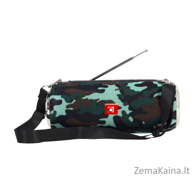 Gembird SPK-BT-17 nešiojamas Bluetooth garsiakalbis su FM radiju, camo 7