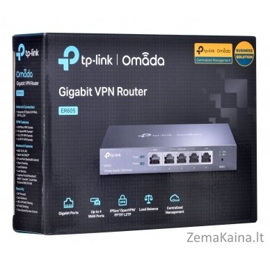 Gigabitinis VPN maršrutizatorius TP-LINK TL-ER605, 5 prievadai 4