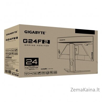 Gigabyte G24F 2 60,5 cm (23.8") 1920 x 1080 pikseliai „Full HD“ LCD Juoda 9