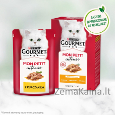 GOURMET Mon Petit Poultry Mix - šlapias kačių maistas - 6 x 50 g