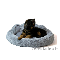 GO GIFT Honden- en kattenmand XXL - pilka - 85x85 cm