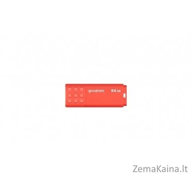 Goodram UME3-0640O0R11 USB atmintukas 64 GB USB A tipo 3.2 Gen 1 (3.1 Gen 1) Oranžinė