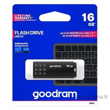 Goodram UME3 USB flash drive 16 GB USB Type-A 3.0 (3.1 Gen 1) Black 4