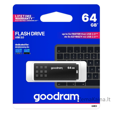 Goodram UME3 USB flash drive 64 GB USB Type-A 3.0 (3.1 Gen 1) Black 4