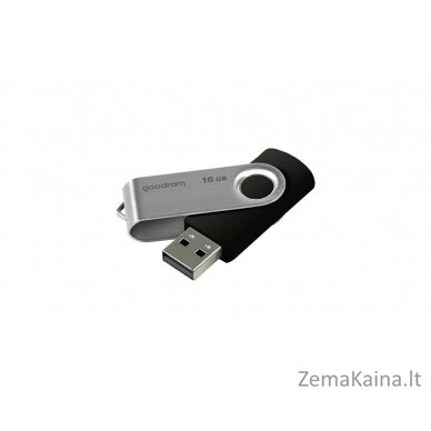 Goodram UTS2 USB atmintukas 16 GB USB A tipo 2.0 Juoda, Sidabras