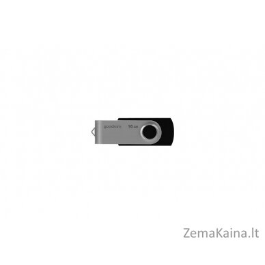 Goodram UTS2 USB atmintukas 16 GB USB A tipo 2.0 Juoda, Sidabras 1