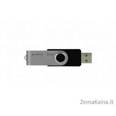 Goodram UTS2 USB atmintukas 32 GB USB A tipo 2.0 Juoda, Sidabras 3