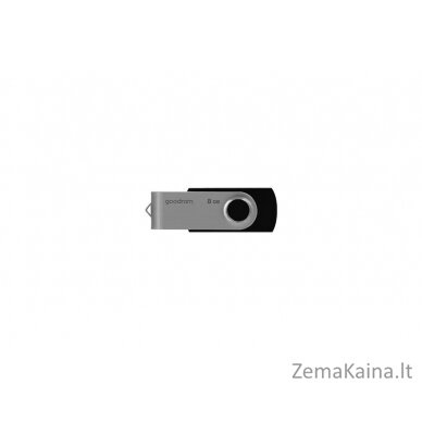 Goodram UTS2 USB atmintukas 8 GB USB A tipo 2.0 Juoda, Sidabras 1