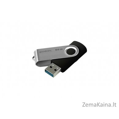 Goodram UTS3 USB atmintukas 64 GB USB A tipo 3.2 Gen 1 (3.1 Gen 1) Juoda