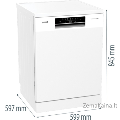 Gorenje GS642E90W Pastatomi 13 vietos E 10