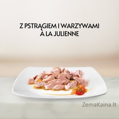 GOURMET A la Carte Chicken, Trout, Beef, and Fish - šlapias kačių maistas - 4 x 85 g 18